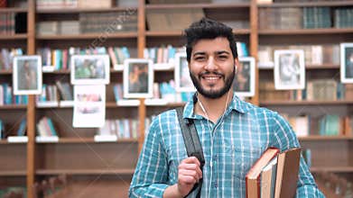 Student in the Library