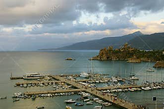 Port of medieval town