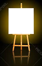 Canvas on Easel