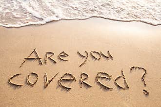 Are you covered, travel insurance concept