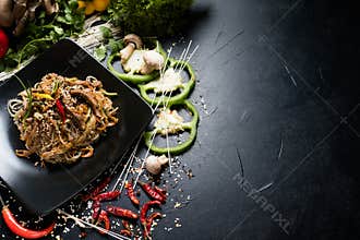 Vietnamese cuisine food rice noodle vegetable beef