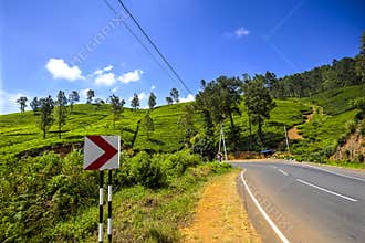 The road to Nuwara Eliya, Sri Lanka
