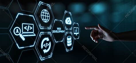 Web Development Coding Programming Internet Technology Business concept