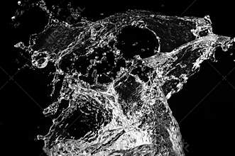 Stylish water splash