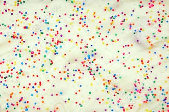 White Cake Pastry Sprinkles Texture Background