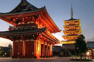 Senso-ji Temple, Asakusa, Tokyo, Japan