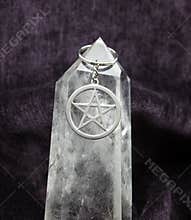 Pentacle on Huge Crystal