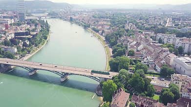 The city of Basel from above