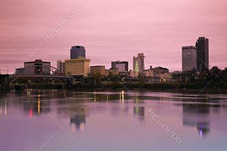 Sunrise in Little Rock, Arkansas