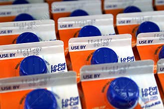 Milk cartons pattern