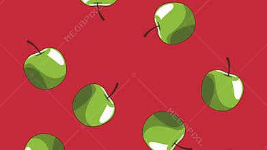 Fruits falling background HD animation
