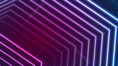 Blue ultraviolet neon laser beam lines video animation