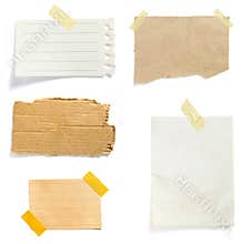 Brown old paper note background