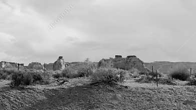 Old Wild West Arizona Desert Landscape