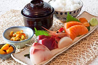Japanese dishes - sushi & rice dinning set
