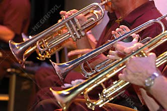 Trumpets in concert