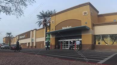 Walmart store building exterior