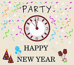 Party new year celebration