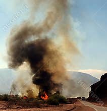 Danger on the road - cafayate, North of argentina