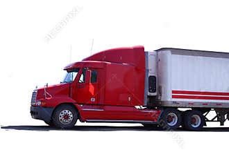 Red truck
