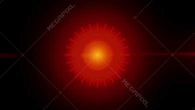 Hi-tech hud elements interface