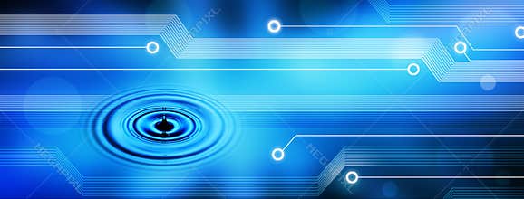 Computer Innovation Technology Banner Background