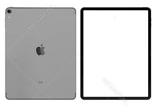 IPad Pro 2018 with blank screen
