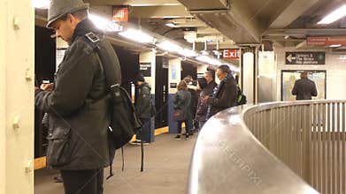 Manhattan Subway Station