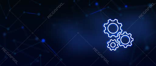 Business services, Technical help, Gear, Configuration, Support center, Contact us, website Landing page