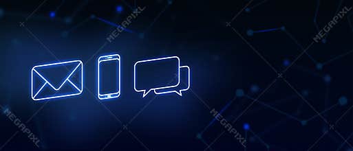 Contact us, contact, email contact, call, message, landing page, background, cover page, icon