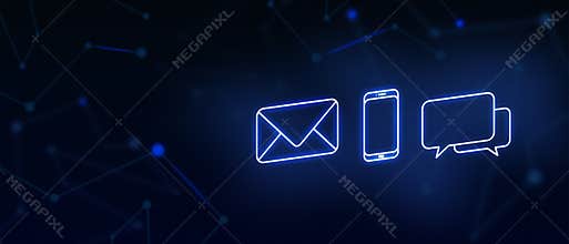 Contact us, contact, email contact, call, message, landing page, background, cover page, icon
