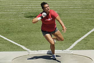 Women’s Shot Put at the 2016 Mt. Sac Relays . These ladies work hard at their sport