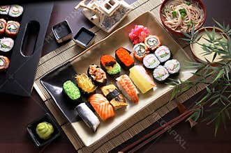Sushi platter