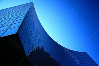 Modern corporate head-office architecture.