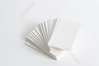 Stack of business cards