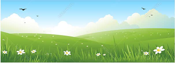 Nature landscape background