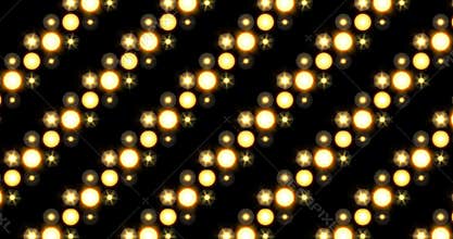 Diagonal Moving Slanted Stage LED Floodlight Matrix Board Lights Background Visual
