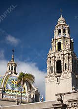 The Tower and Dome at Balboa Park, San Diego