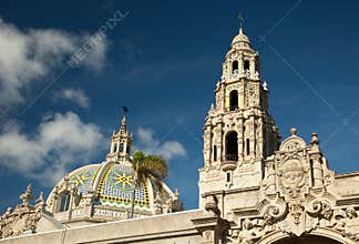 The Tower and Dome at Balboa Park, San Diego