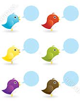 Twitter Bird Icon Vector