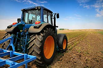 Tractor - modern agriculture equipment