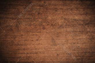 Old grunge dark textured wooden background,The surface of the old brown wood texture,top view brown teak wood paneling