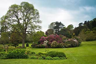 English country formal garden
