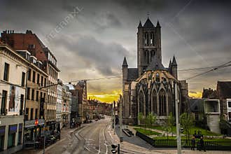Twilight in Ghent