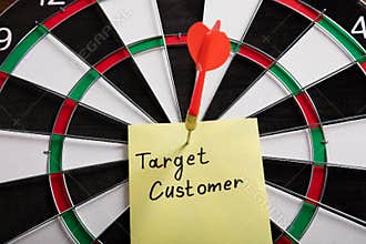 Aim On A Target Audience Concept