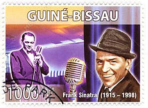 Stamp with Frank Sinatra