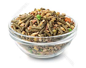 Bowl of compound rodents feed