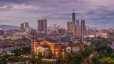 Taipei, Taiwan Skyline