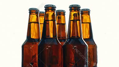 Beer Bottles Rotating