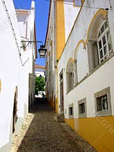 Typical street of Évora v
